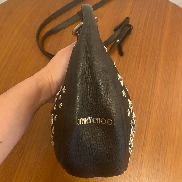 Jimmy Choo Studded Small Crossbody Bag - Picture 3 of 9
